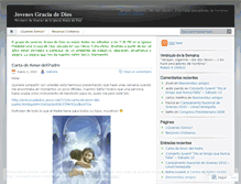 Tablet Screenshot of jovenesgraciadedios.wordpress.com