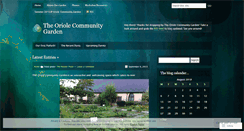 Desktop Screenshot of oriolepeanutgarden.wordpress.com