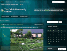 Tablet Screenshot of oriolepeanutgarden.wordpress.com