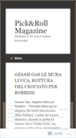 Mobile Screenshot of pickrollmagazine.wordpress.com