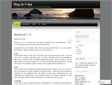 Tablet Screenshot of blogdofrata.wordpress.com