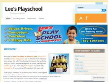 Tablet Screenshot of leesplayschool.wordpress.com