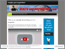 Tablet Screenshot of healthandinspiration.wordpress.com