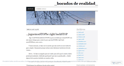 Desktop Screenshot of bocadosderealidad.wordpress.com