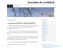 Tablet Screenshot of bocadosderealidad.wordpress.com