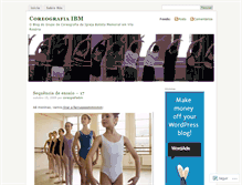 Tablet Screenshot of coreografiaibm.wordpress.com