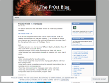 Tablet Screenshot of fr0st.wordpress.com