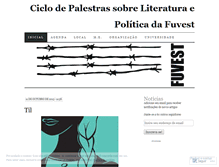 Tablet Screenshot of palestrasdafuvest.wordpress.com