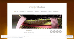 Desktop Screenshot of graygirlstudioarts.wordpress.com