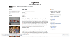 Desktop Screenshot of lazyriders.wordpress.com