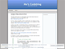 Tablet Screenshot of mocode.wordpress.com