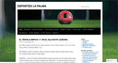 Desktop Screenshot of deportesislabonitalapalma.wordpress.com