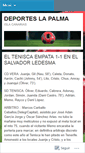 Mobile Screenshot of deportesislabonitalapalma.wordpress.com