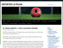 Tablet Screenshot of deportesislabonitalapalma.wordpress.com