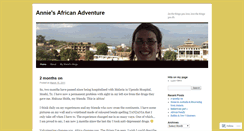 Desktop Screenshot of anniesafricanadventure.wordpress.com