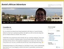 Tablet Screenshot of anniesafricanadventure.wordpress.com