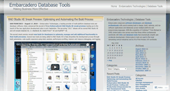 Desktop Screenshot of databasetools.wordpress.com