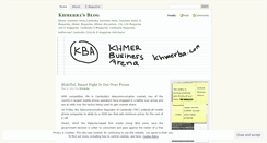 Desktop Screenshot of khmerba.wordpress.com