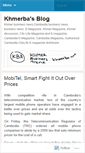 Mobile Screenshot of khmerba.wordpress.com