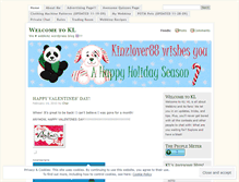 Tablet Screenshot of kinzlover88.wordpress.com
