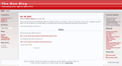 Desktop Screenshot of gunblog.wordpress.com