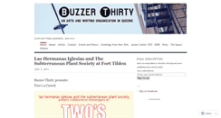 Desktop Screenshot of buzzerthirty.wordpress.com