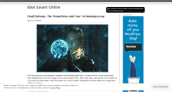 Desktop Screenshot of idiotsavantonline.wordpress.com