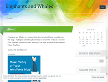 Tablet Screenshot of elephantsandwhales.wordpress.com