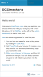 Mobile Screenshot of dc23mecharts.wordpress.com