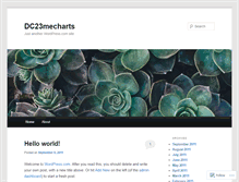 Tablet Screenshot of dc23mecharts.wordpress.com