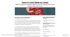 Desktop Screenshot of gawaniliezel.wordpress.com