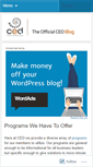 Mobile Screenshot of cednc.wordpress.com
