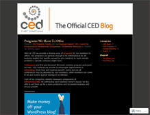 Tablet Screenshot of cednc.wordpress.com