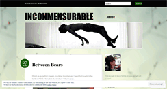 Desktop Screenshot of inconmensurable.wordpress.com