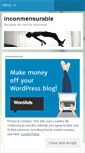 Mobile Screenshot of inconmensurable.wordpress.com