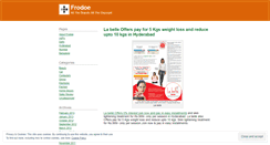 Desktop Screenshot of frodoeoffers.wordpress.com