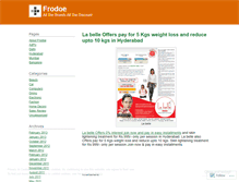 Tablet Screenshot of frodoeoffers.wordpress.com