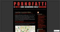 Desktop Screenshot of pornofatti.wordpress.com