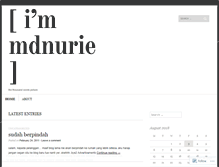 Tablet Screenshot of mdnurie.wordpress.com
