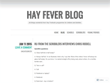 Tablet Screenshot of hayfeverblog.wordpress.com