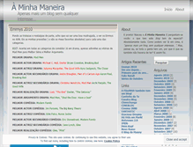 Tablet Screenshot of minhamaneira.wordpress.com