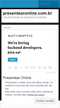 Mobile Screenshot of presentearonline.wordpress.com