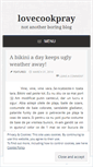 Mobile Screenshot of lovecookpray.wordpress.com