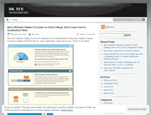 Tablet Screenshot of drxue.wordpress.com