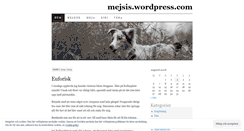 Desktop Screenshot of mejsis.wordpress.com