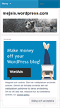 Mobile Screenshot of mejsis.wordpress.com