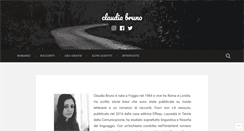 Desktop Screenshot of claudiabruno.wordpress.com