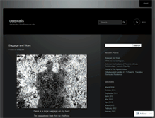 Tablet Screenshot of deepcalls.wordpress.com