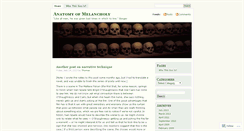 Desktop Screenshot of anatomyofmelancholy.wordpress.com