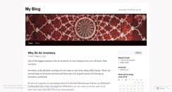 Desktop Screenshot of inventoryinvestigators.wordpress.com